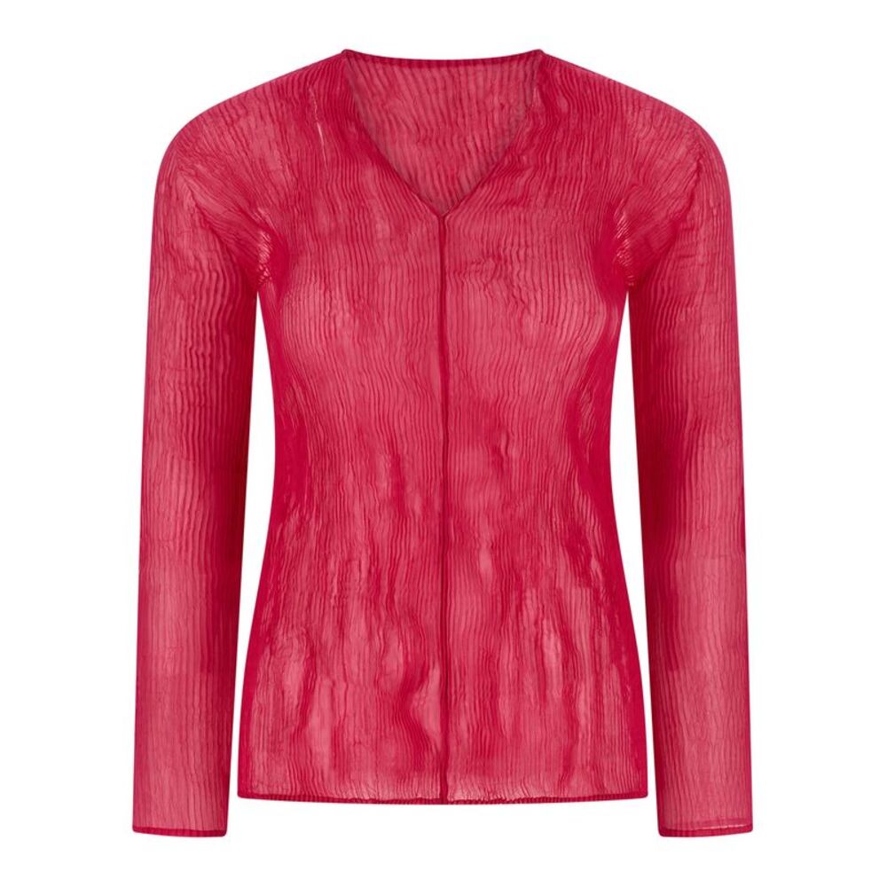 Issey Miyake Fuchsia Polyester Women's Shirt